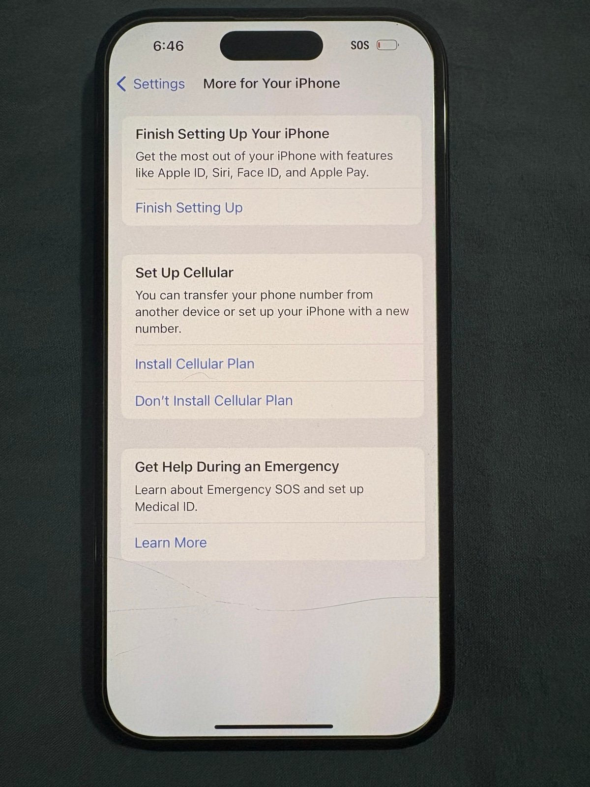 Unlocked Apple IPhone 15 Never Used Before without box 6L79
