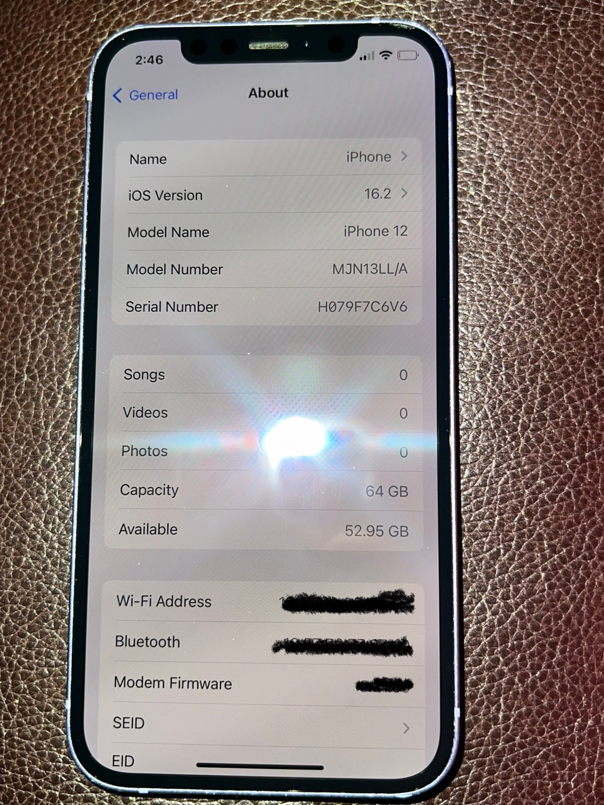 Apple iPhone 12 64 GB in Purple for Unlocked 7C65