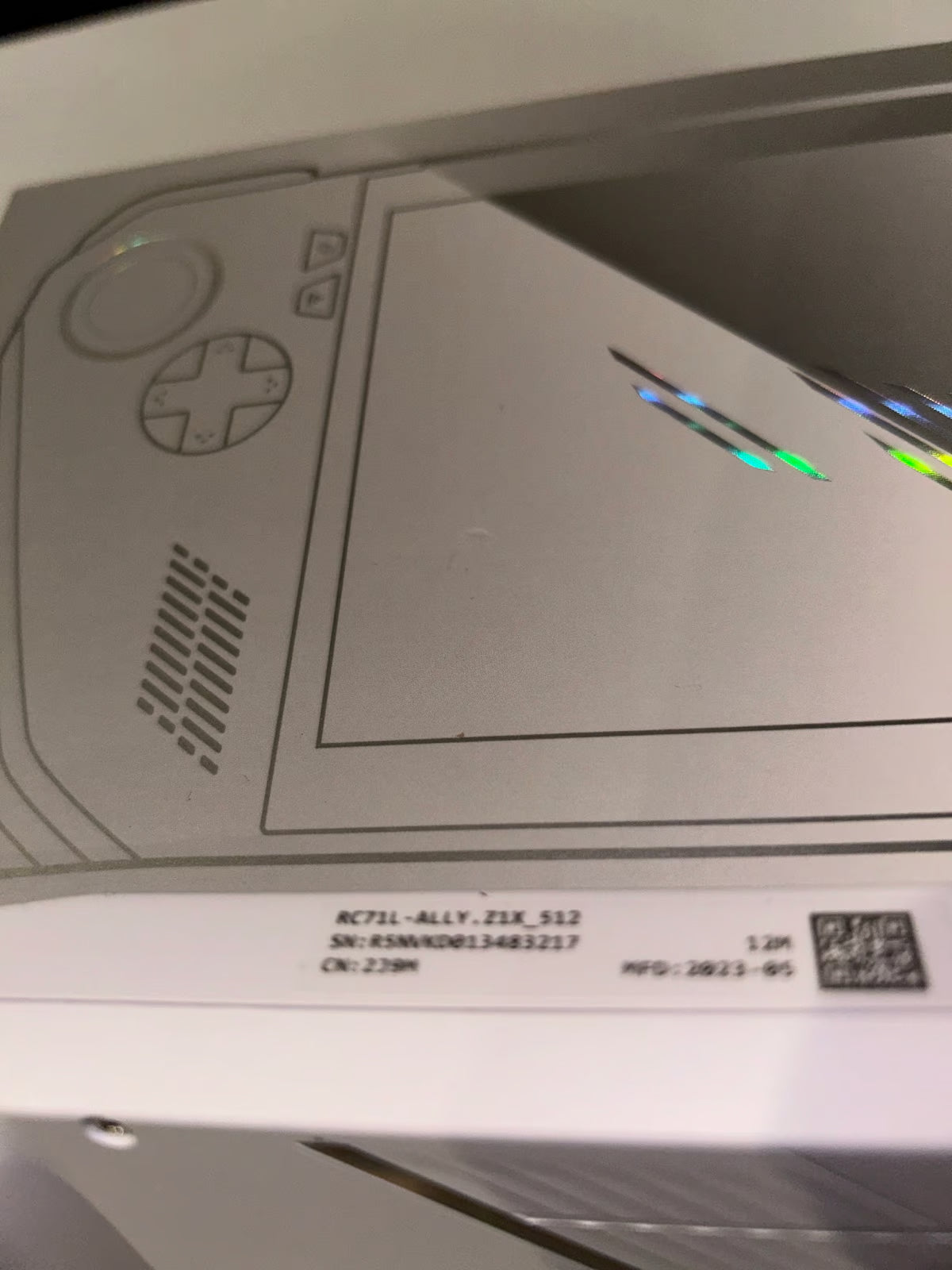 ASUS Rog Ally Z1 Extreme 1S25