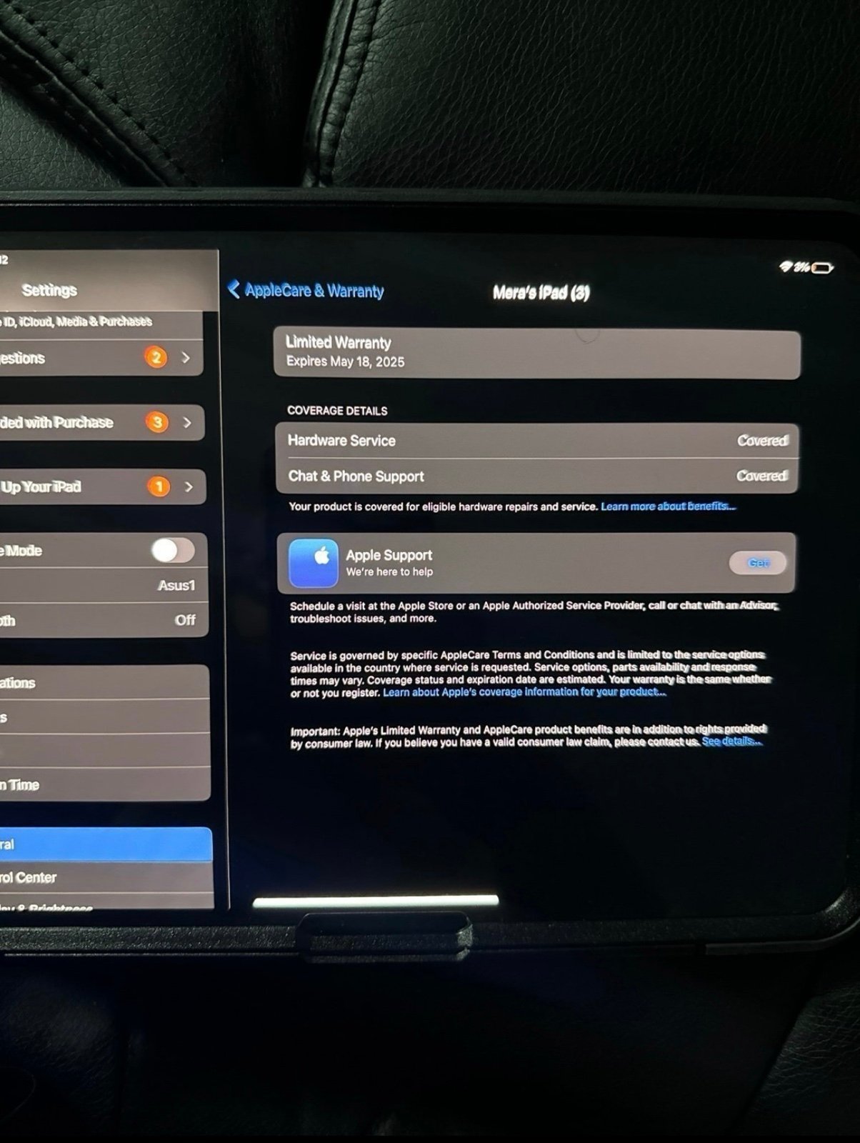2024 IPad Pro 11-inch M4 5th gen w/ AppleCare+OtterboxDefender 7H19