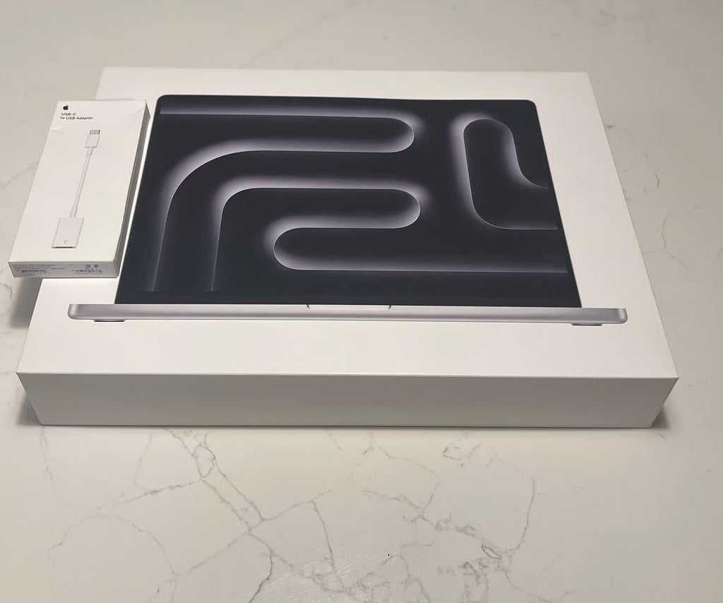 (Unopened) 16-inch MacBook Pro with Apple M3 Pro Chip + USB-C to USB adapter 9Y81
