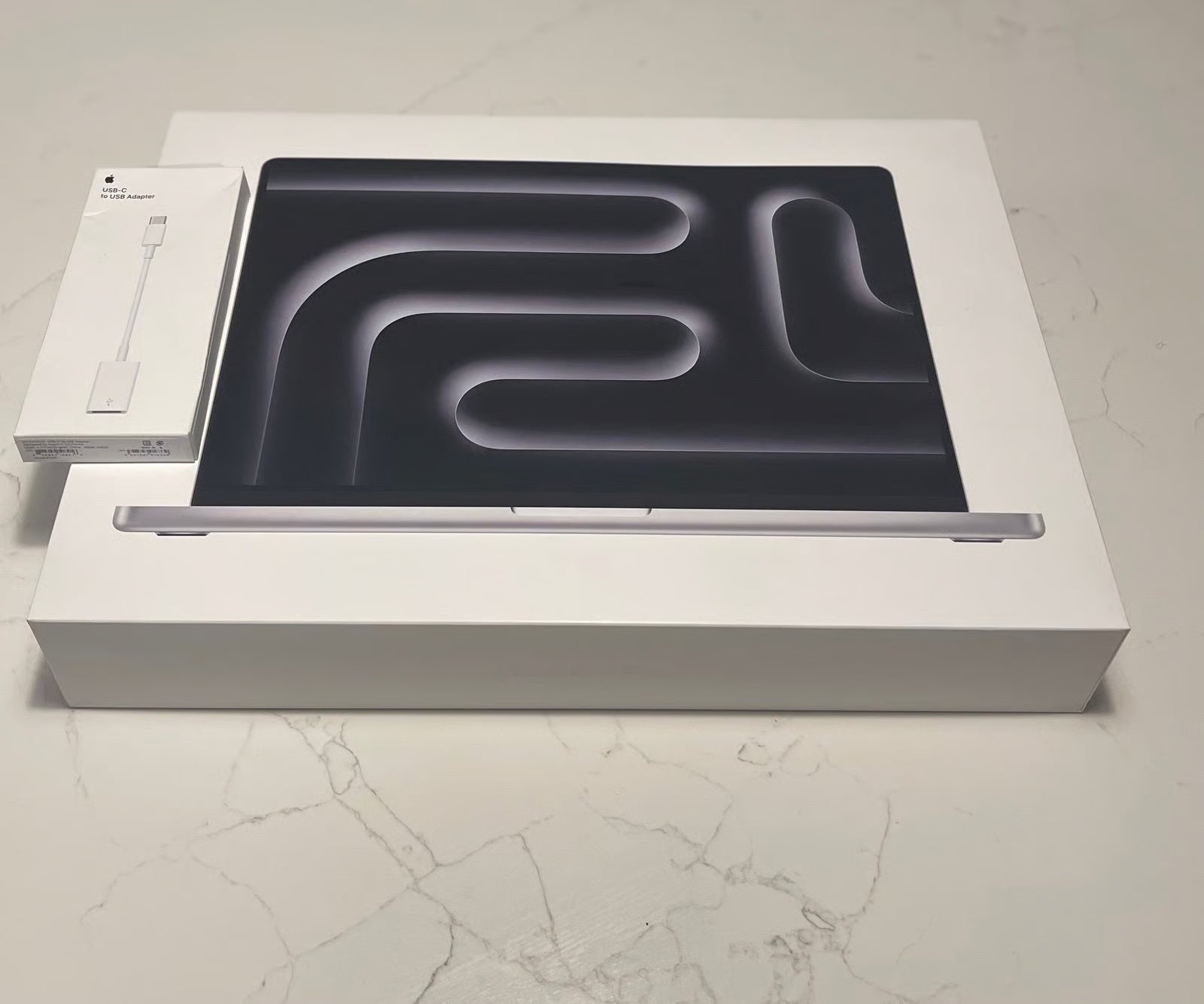 (Unopened) 16-inch MacBook Pro with Apple M3 Pro Chip + USB-C to USB adapter 9Y81