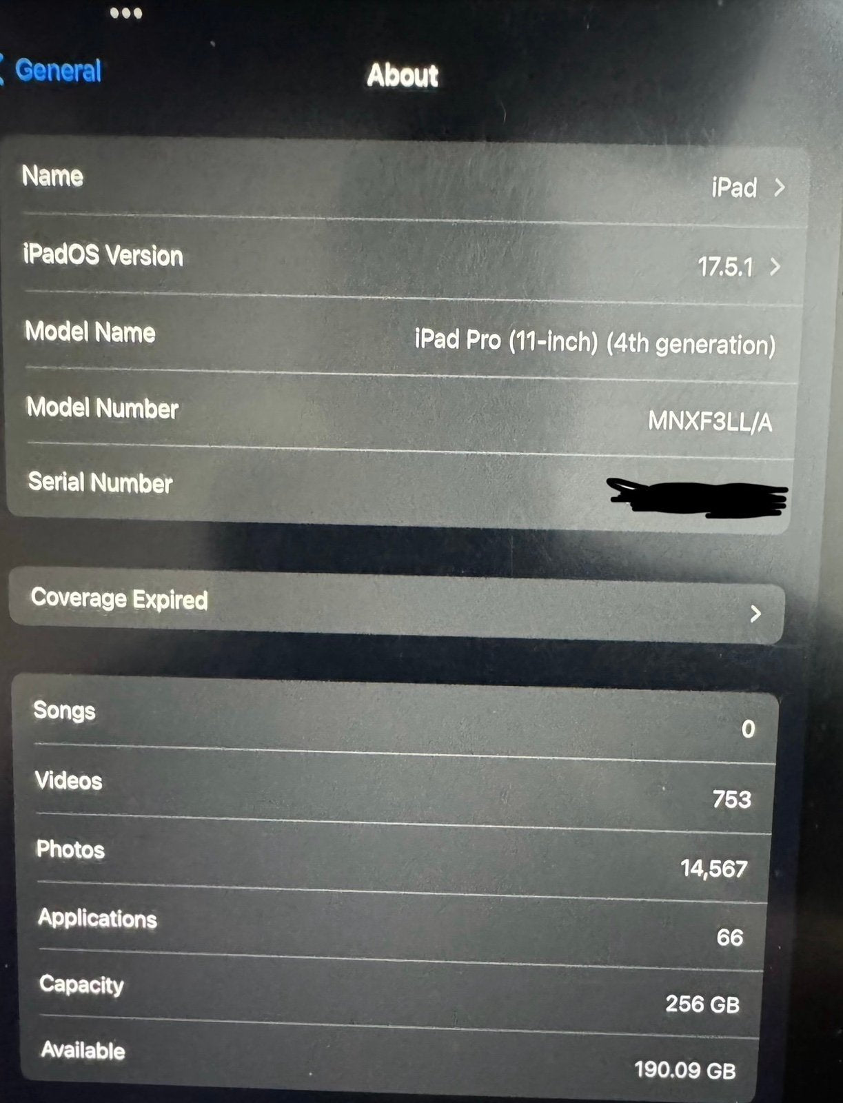Apple iPad Pro 11"" 4th Generation MNXF3LL/A (Late 2022) - Space Gray 8G81