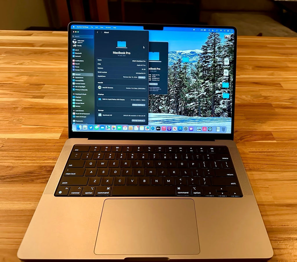 MacBook Pro m1 14 with AppleCare through 3/25 7R12