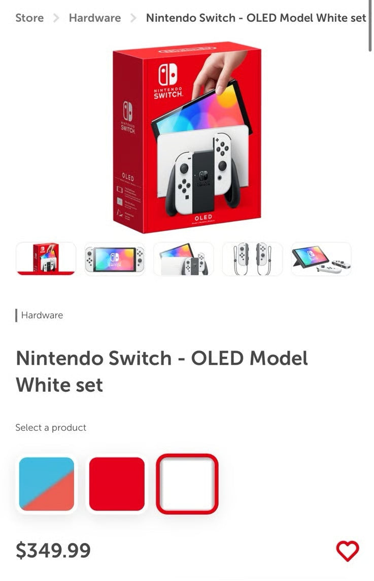 Nintendo Switch - OLED Model White set 9L82