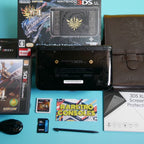 Nintendo 3DS XL Monster Hunter 4 Limited Edition W/ 32GB, Box, Charger & Games!