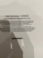 2021 MacBook Pro M1 3A36