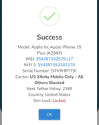 Apple iPhone 15 Plus 256GB Green Xfinity Only 2V75