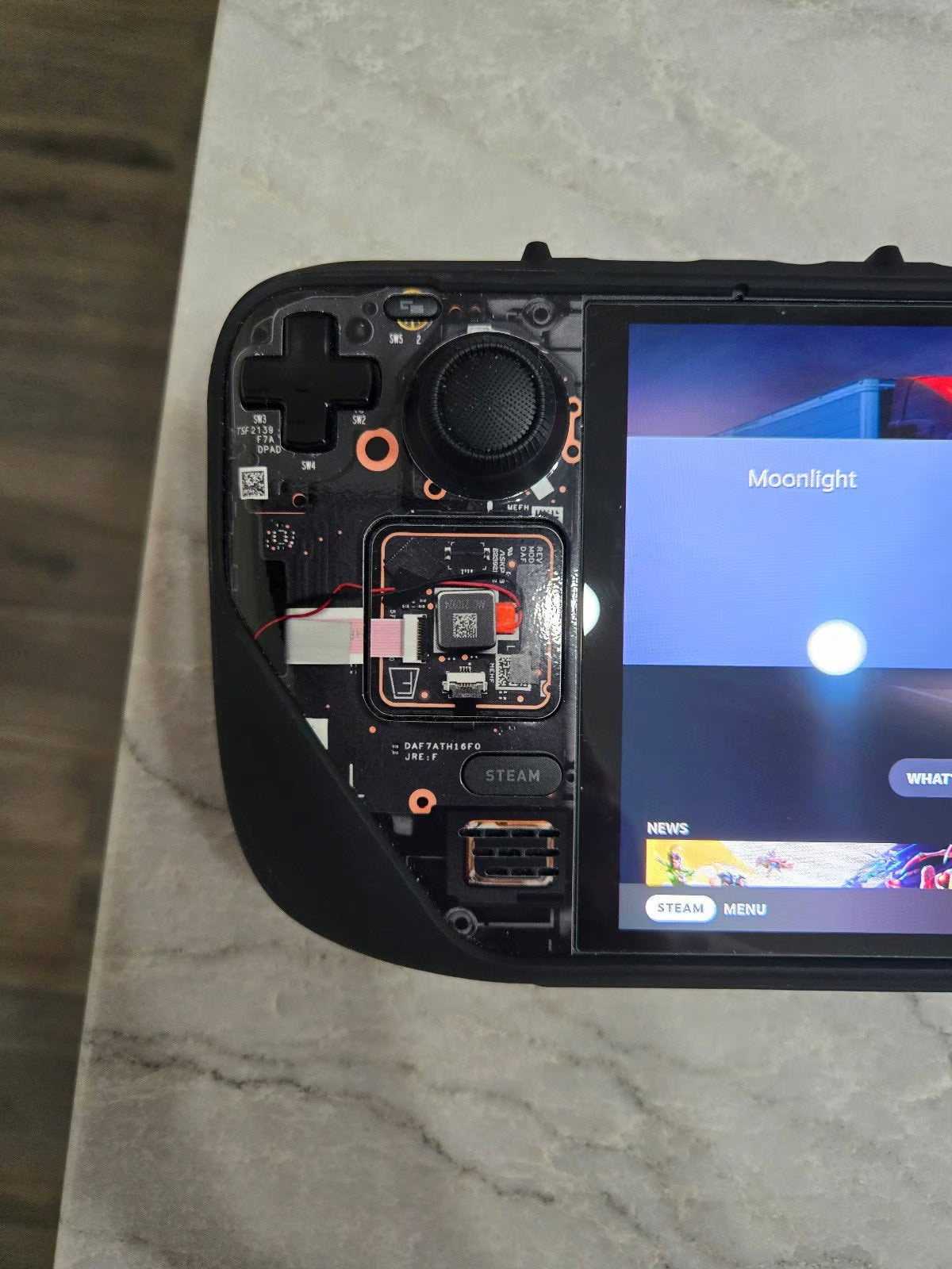 Steam Deck OLED w/Dbrand Grip Case & Screen Protector 512GB 6O27