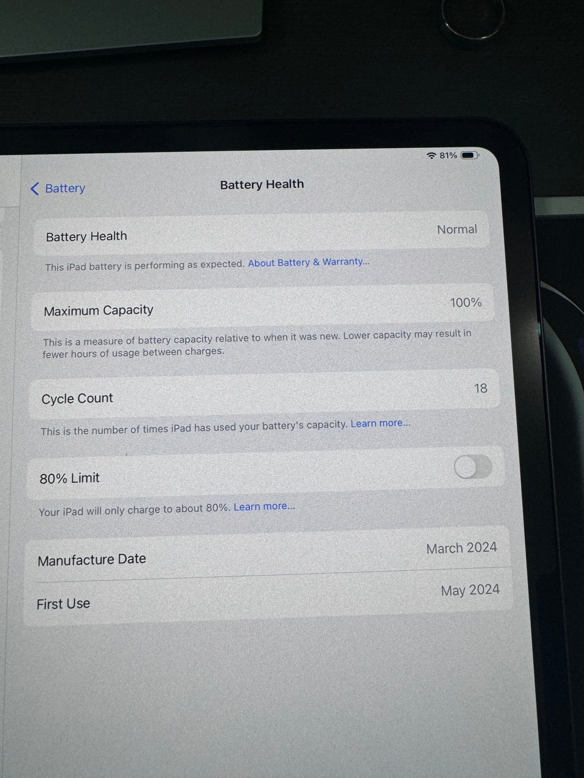 iPad Pro 13 inch M4 256GB WiFi 1U13