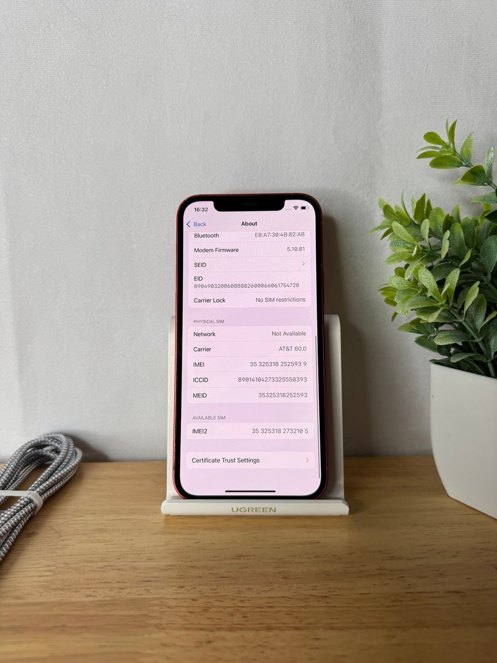 Apple iPhone 12 64 GB in (Product) RED for Unlocked 2Q38