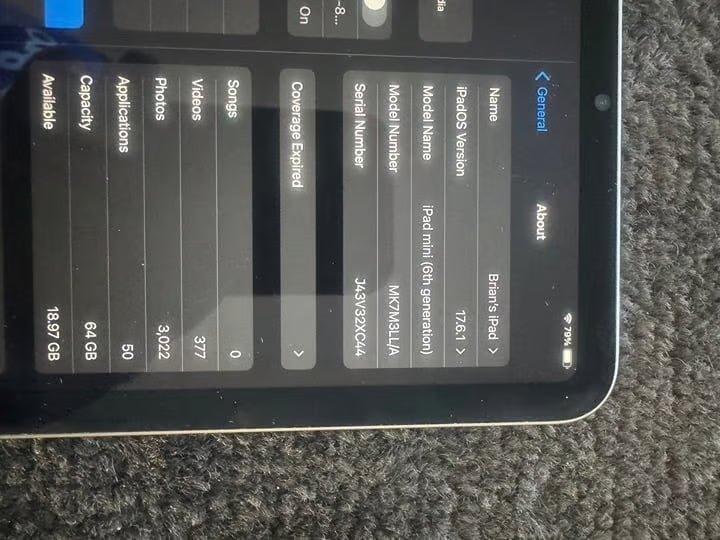 ipad mini 6th generation 64gb with keyboard case 7G52