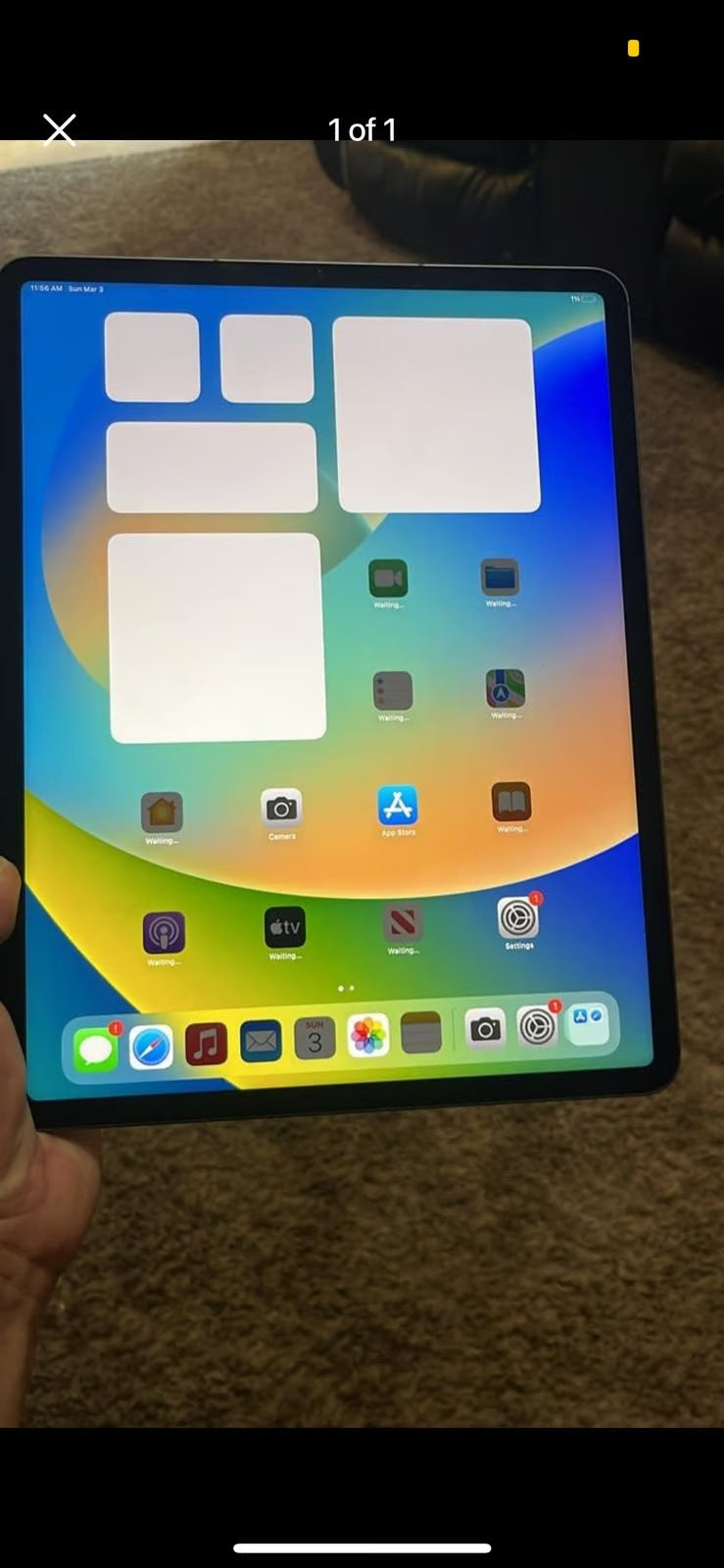 iPad Pro 12.9 5th Generation WiFi and LTE 6D35