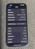 iPhone 14 Pro Max 1X98