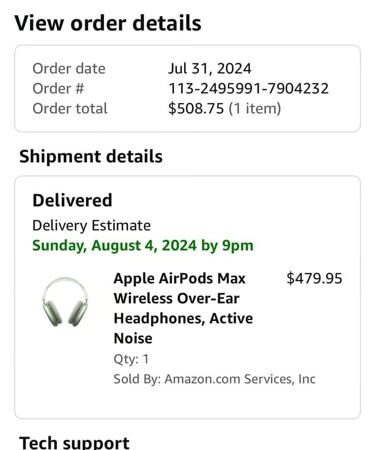 Apple AirPods Max in Green 7O37