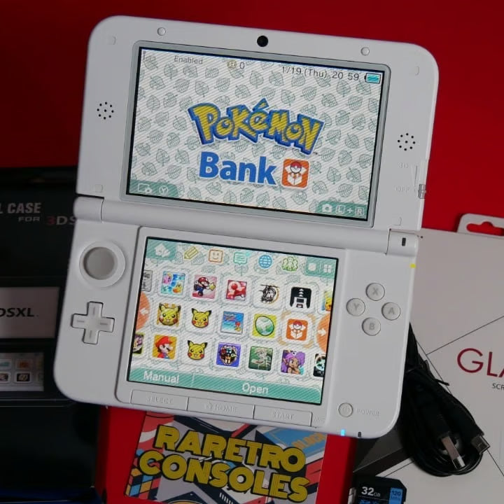 Nintendo 3DS XL Yo kai Watch Jibanyan W/ Charger, Stylus, 60+ Games & More!
