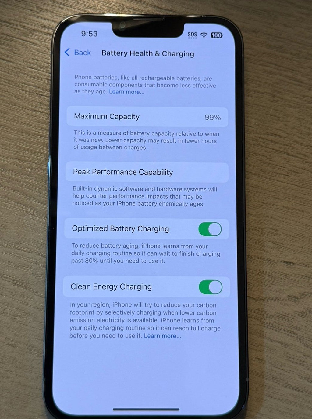 Apple iPhone 13 Pro 128 GB in Sierra Blue for Unlocked 8A57