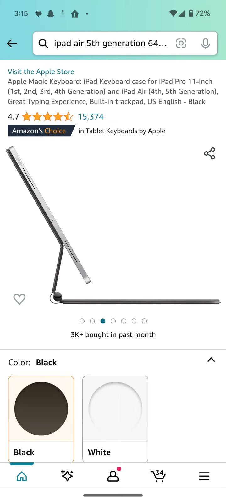 Apple iPad Air 5th Generation 64 GB in Space Gray 1S31