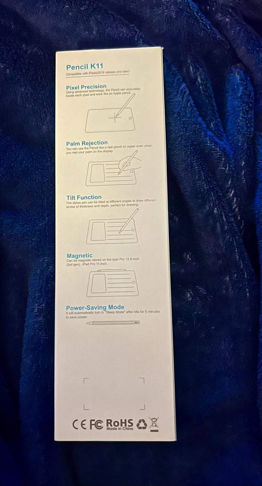 Free Pencil Apple iPad Air 4th Gen 256GB Unlocked 10.9 Sky Blue Wi-Fi & Cellular 6A51