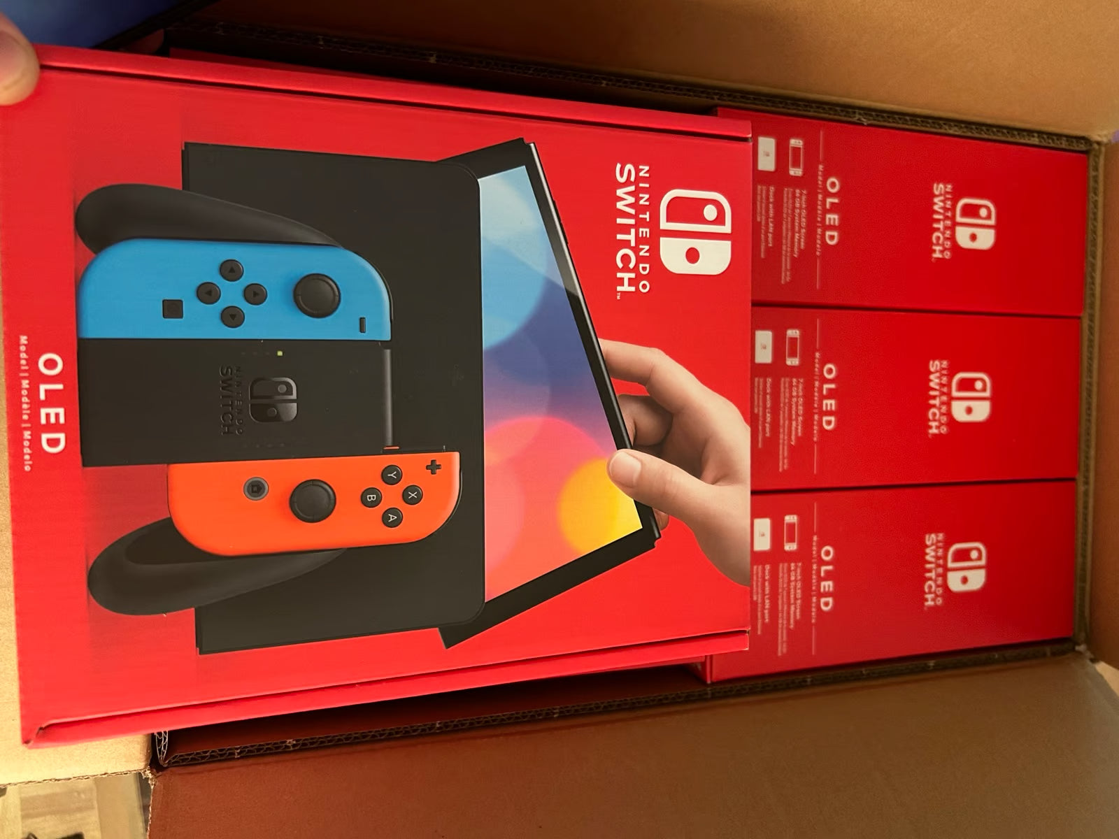 Nintendo Switch new + 4 games 8F17