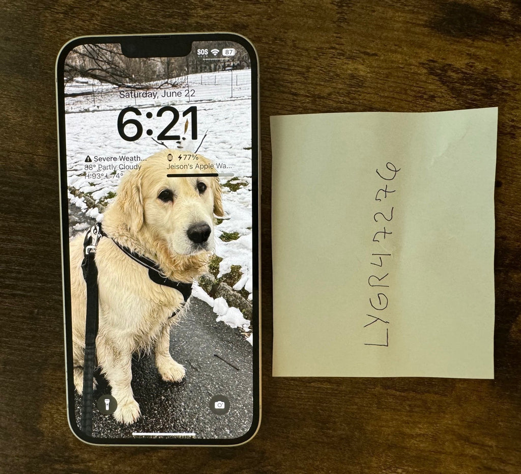 Apple iPhone 14 Plus 256 GB in Starlight (UNLOCKED) 1X55