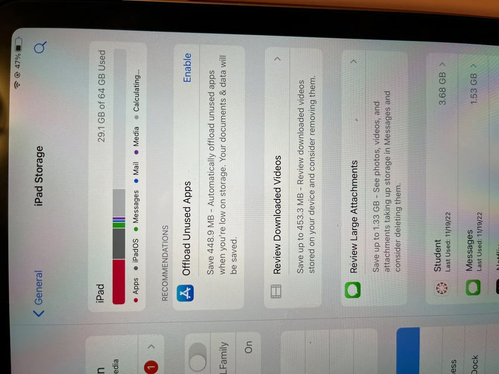 IPad Air 2021 4th Gen Rose Gold 8G23